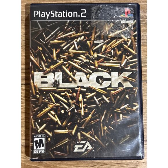 PlayStation 2 Black video game shooter Sony No manual - Picture 1 of 4